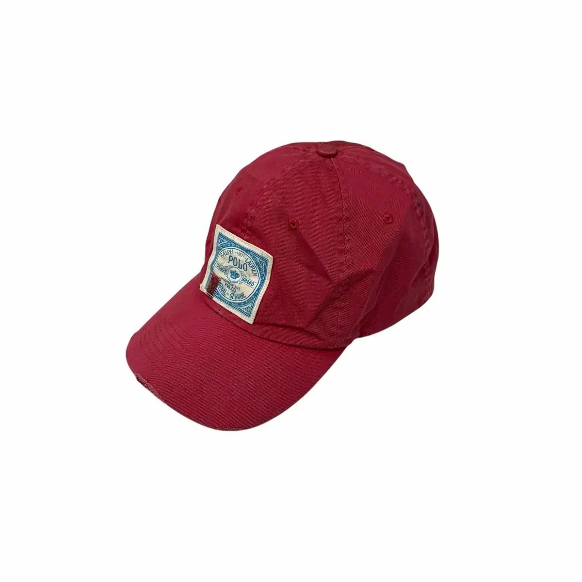 ポロラルフローレン スクール ヴィンテージ レッド ボールキャップ 帽子