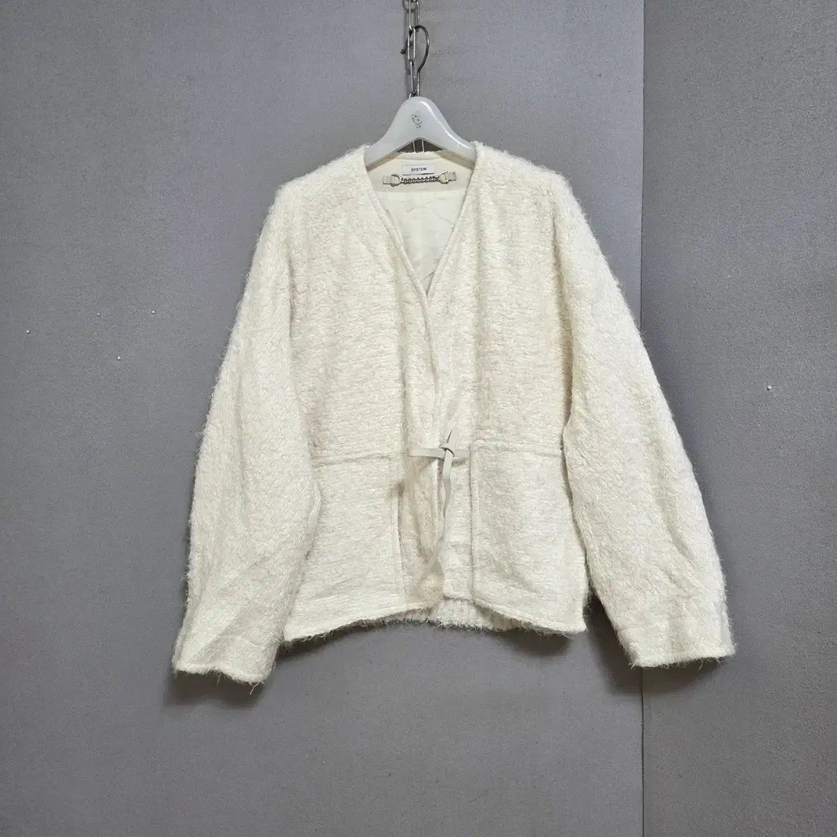 システム アイボリー ルーズフィット アウター FF n 2165
