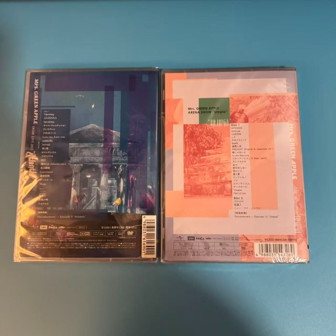 新品未開封Mrs.GREEN APPLE/通常版 DVD 2作品 Mrs.GREEN 販売 APPLE/通常版DVD 2作品 Mrs.GREEN APPLE/通常版 DVD 2