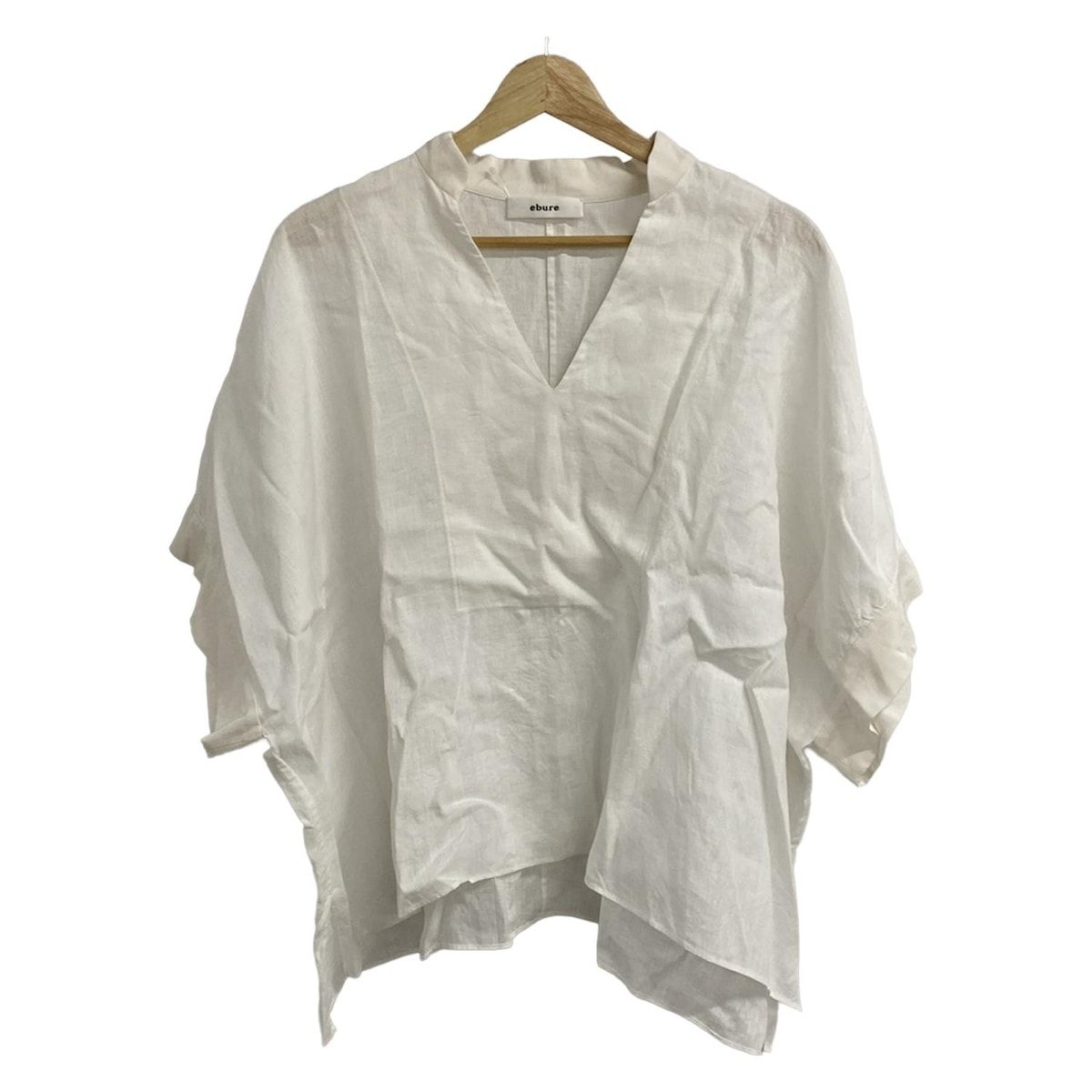 ebure(エブール) 半袖カットソー サイズ38 M レディース美品 - 白 V