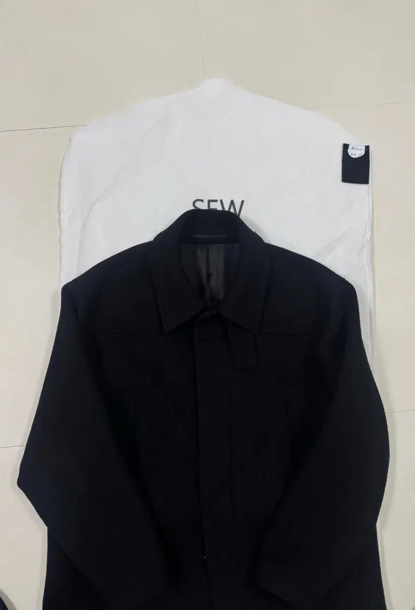 ステディエブリウェア コート ブラック