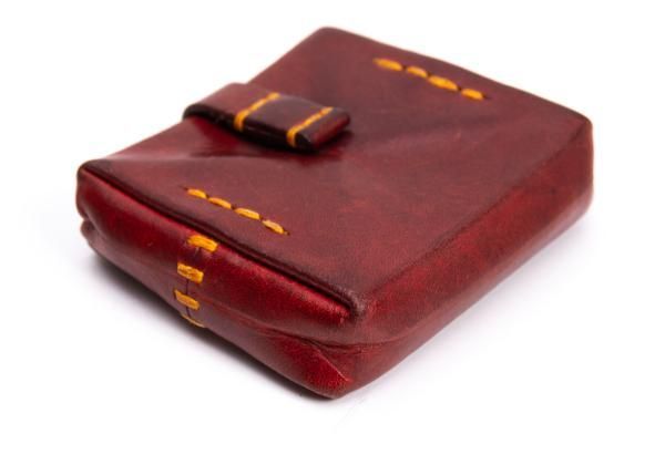 アンリークイールHENRY CUIR レザーコインケース 赤茶 - メルカリ