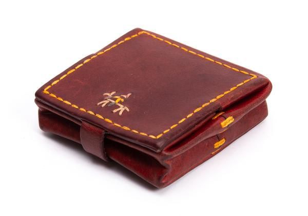 アンリークイールHENRY CUIR レザーコインケース 赤茶 - メルカリ