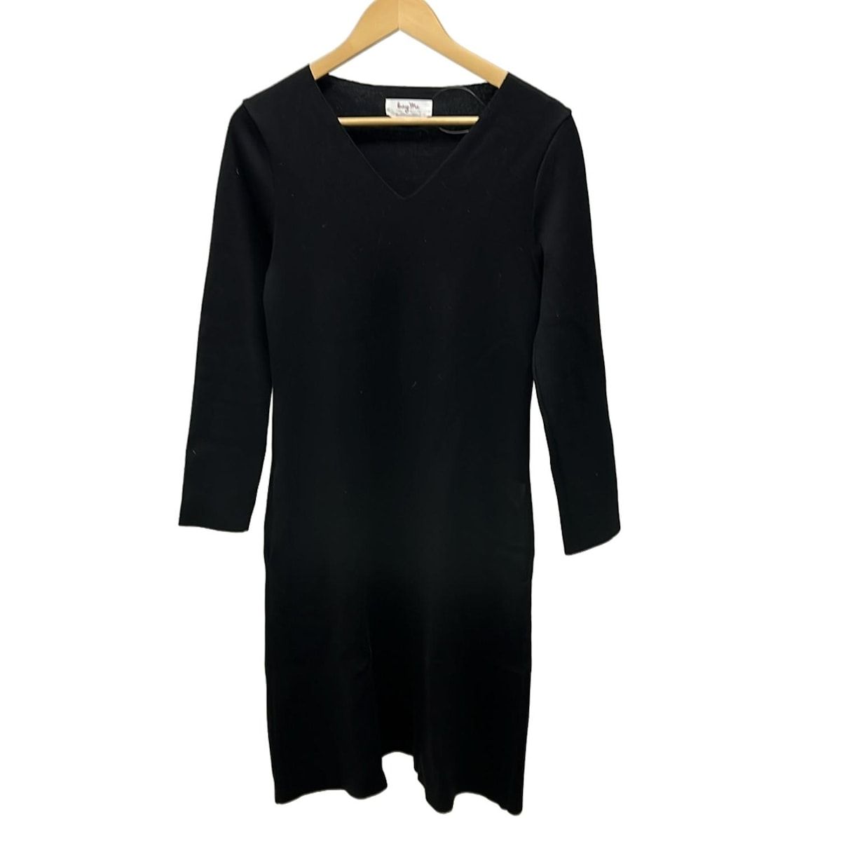 kayme(ケイミー) ワンピース サイズ11 M レディース美品 - 黒 Vネック kayme(ケイミー) ワンピース サイズ11 M レディース美品 - 黒 Vネック