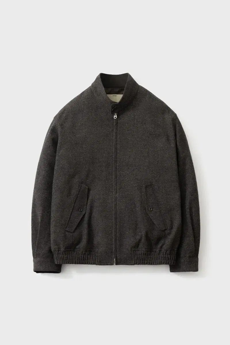 POTTERY シャトルランド ウール ハリントンジャケット ダークブラウン