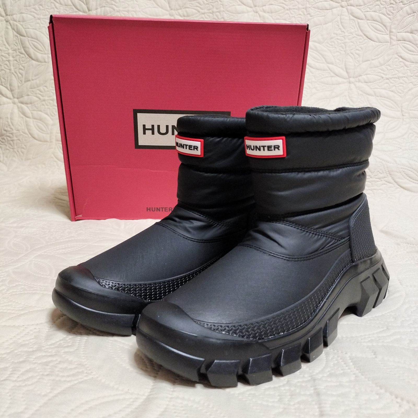 SHORT SNOW BOOTS スノーブーツ ウィンターブーツ ショートブーツ 厚底 イントレピッド 防寒 防水 レギュラーフィット レディース