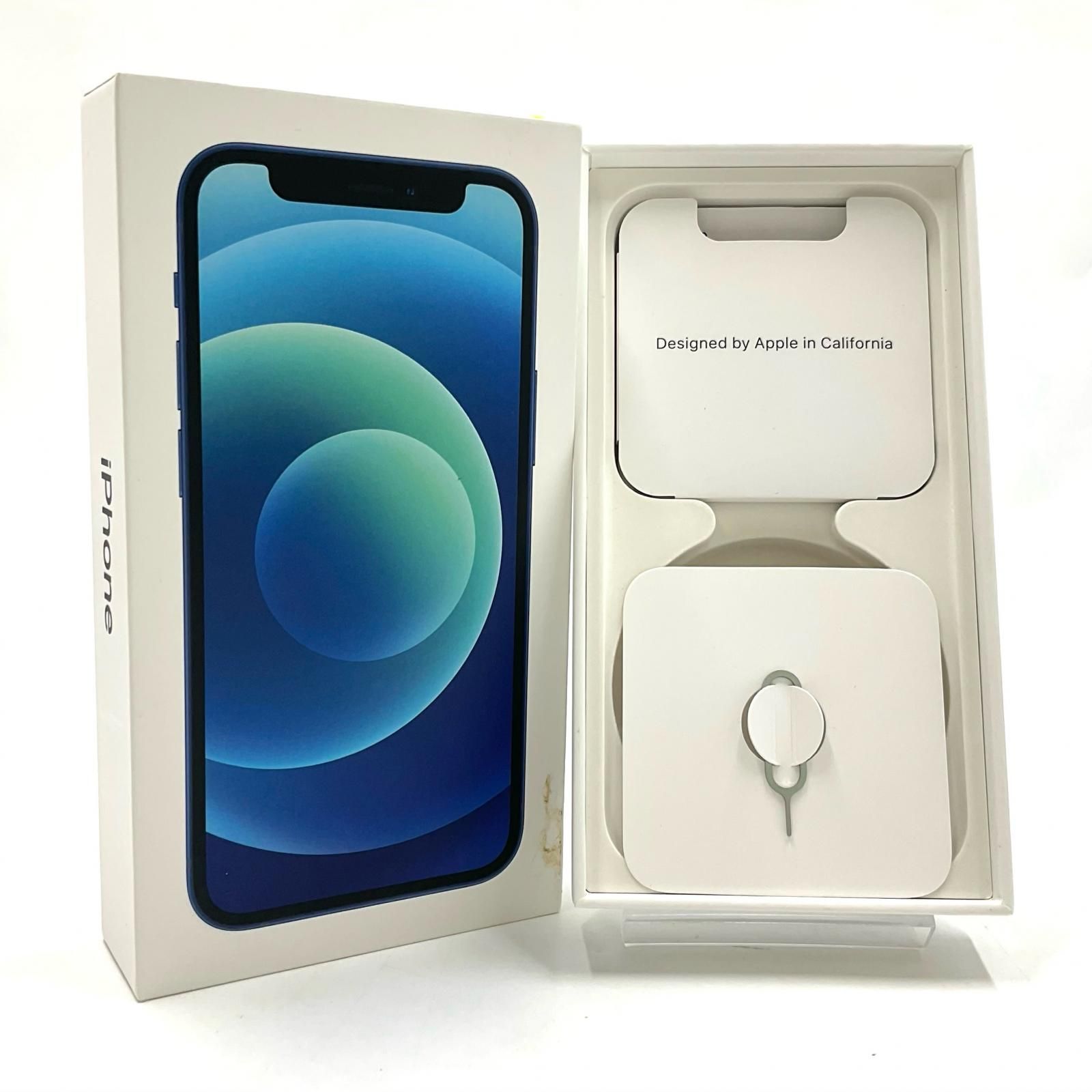 iPhone 12 mini 128GB ブルー au 白ロム 動作確認済 77%【全額返金保証