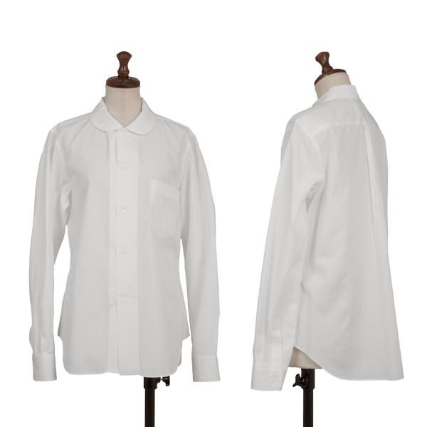 ローブドシャンブル　コムデギャルソン ブラウス 白 M ローブドシャンブル コムデギャルソンrobe de chambre COMME des