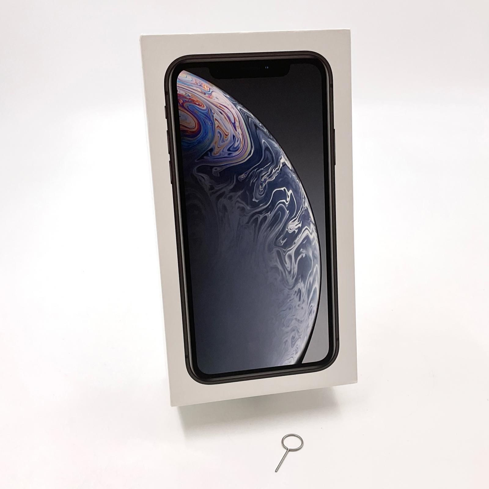 iPhone XR 64GB ブラック au SIMフリー 白ロム 動作確認済 82%【全額