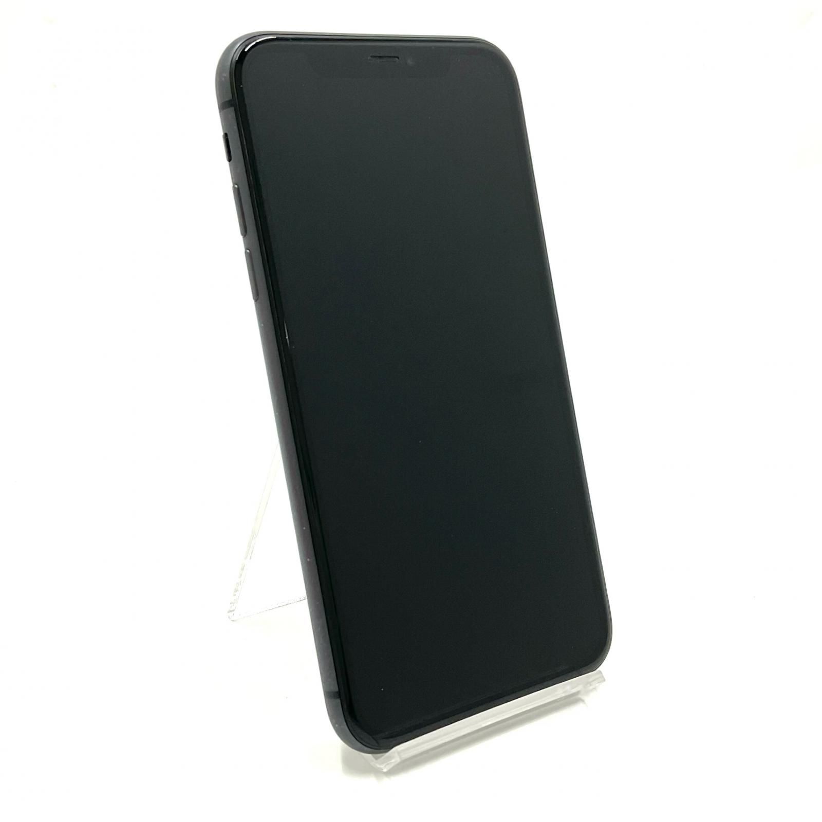 iPhone 11 64GB ブラック ショップ Softbank 白ロム 動作確認済【全額