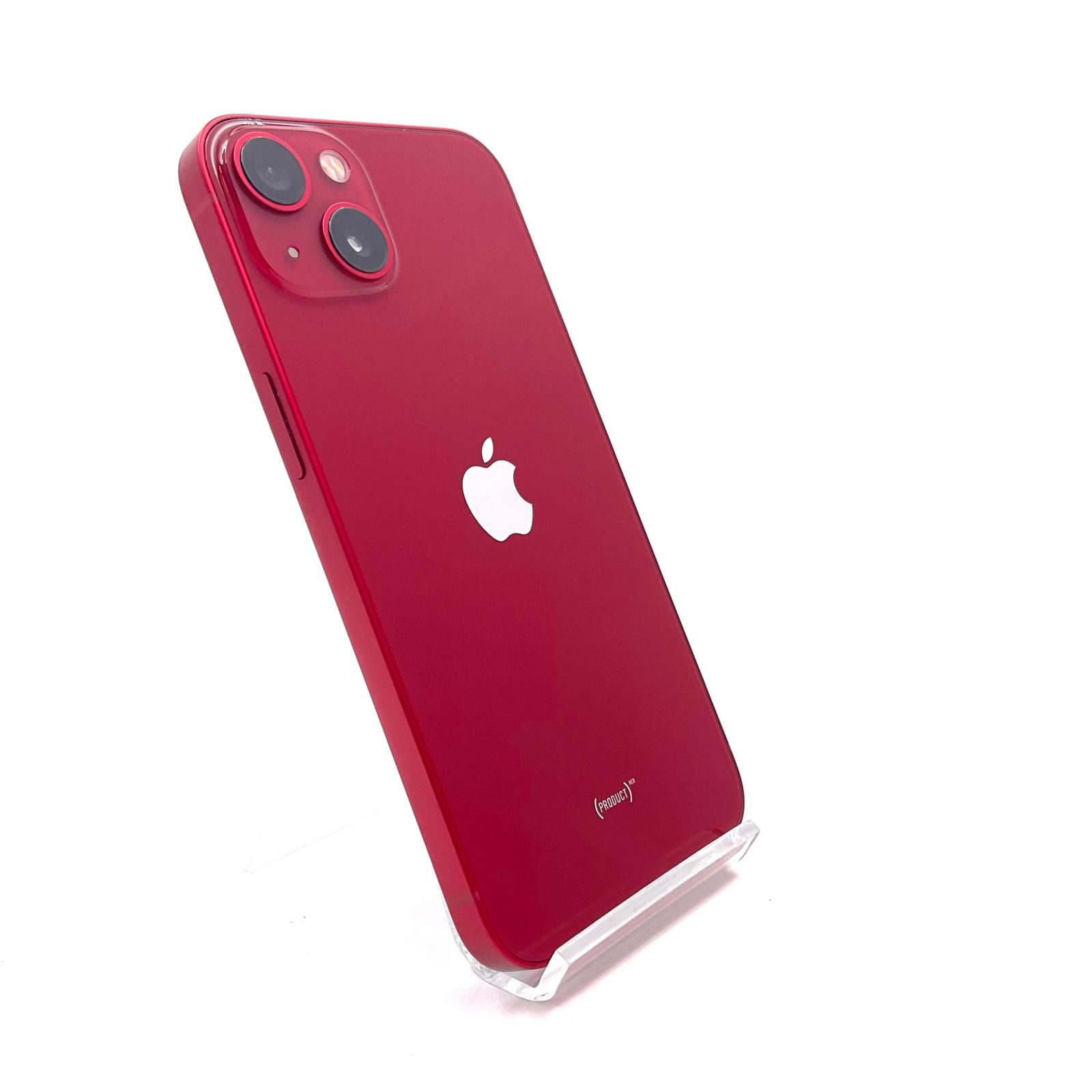【動作確認済】Apple iPhone 13 PRODUCT(RED) iPhone 13 256GB (PRODUCT)RED SIMフリー 動作確認済 70%【全額返金