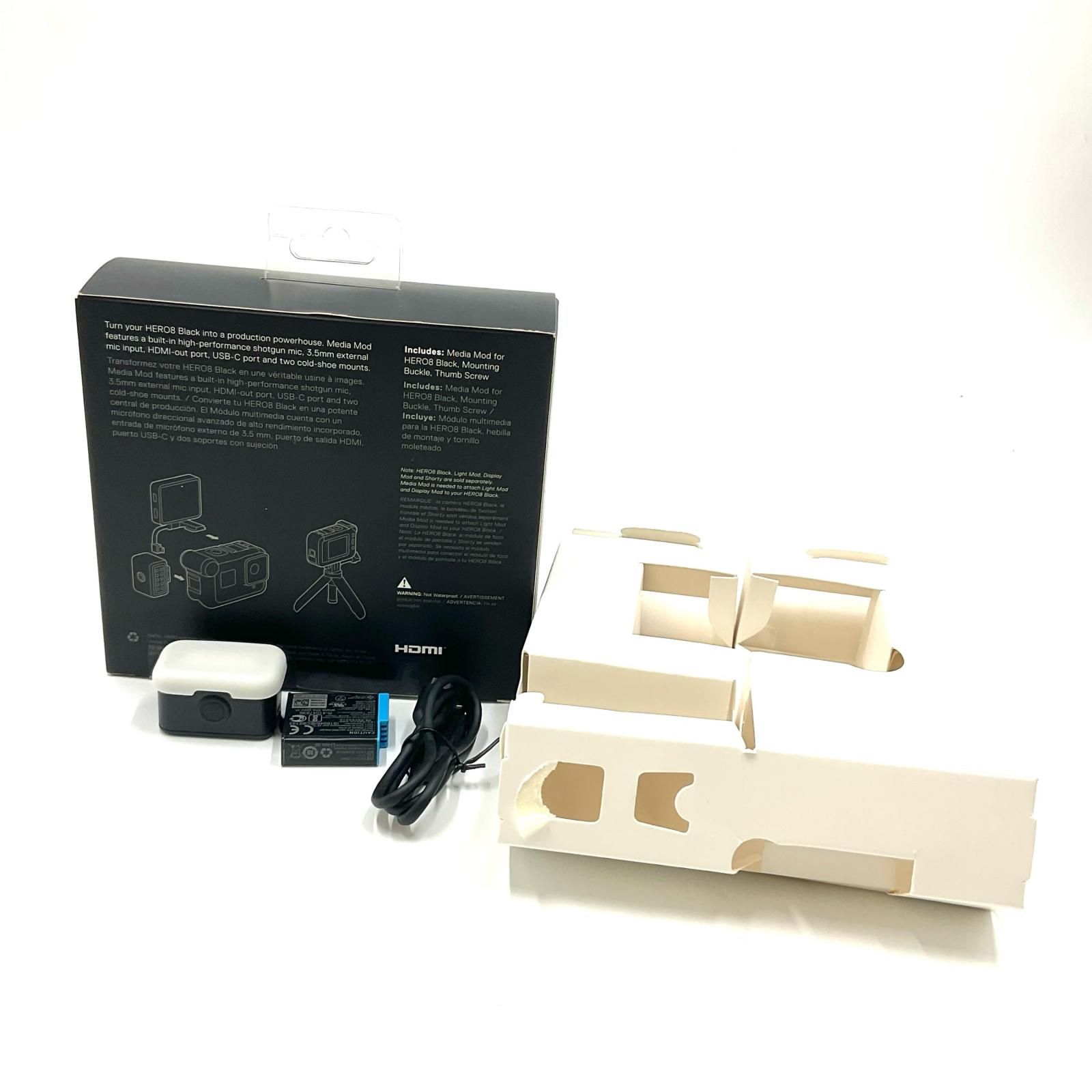  GoPro HERO 8 BLACK CHDHX 801 FW メディアモッドセット GoPro アクションカメラ ウェアラブルカメラ本体