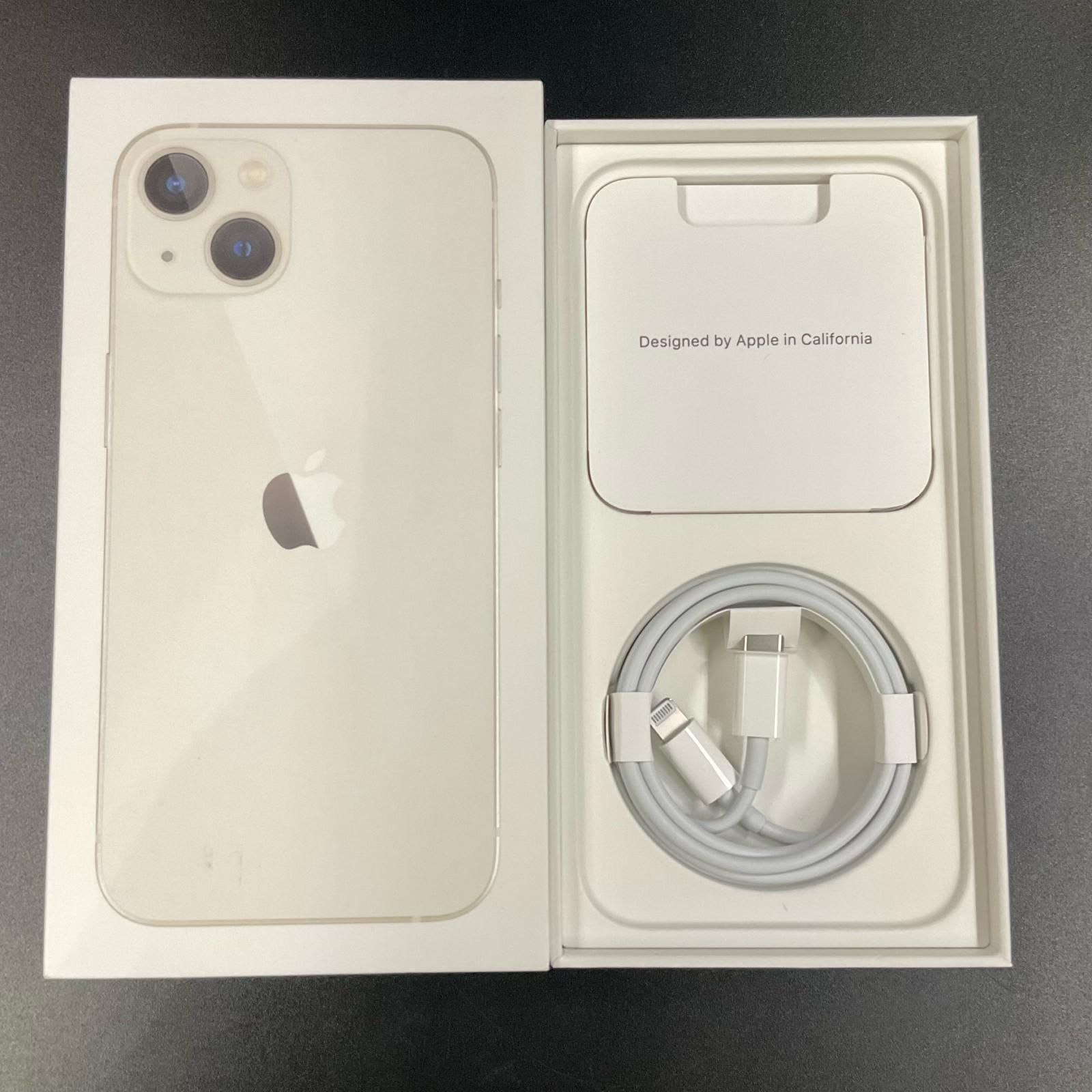 中古〕Apple(アップル) iPhone13 128GB スターライト MLND3J／A SIM 