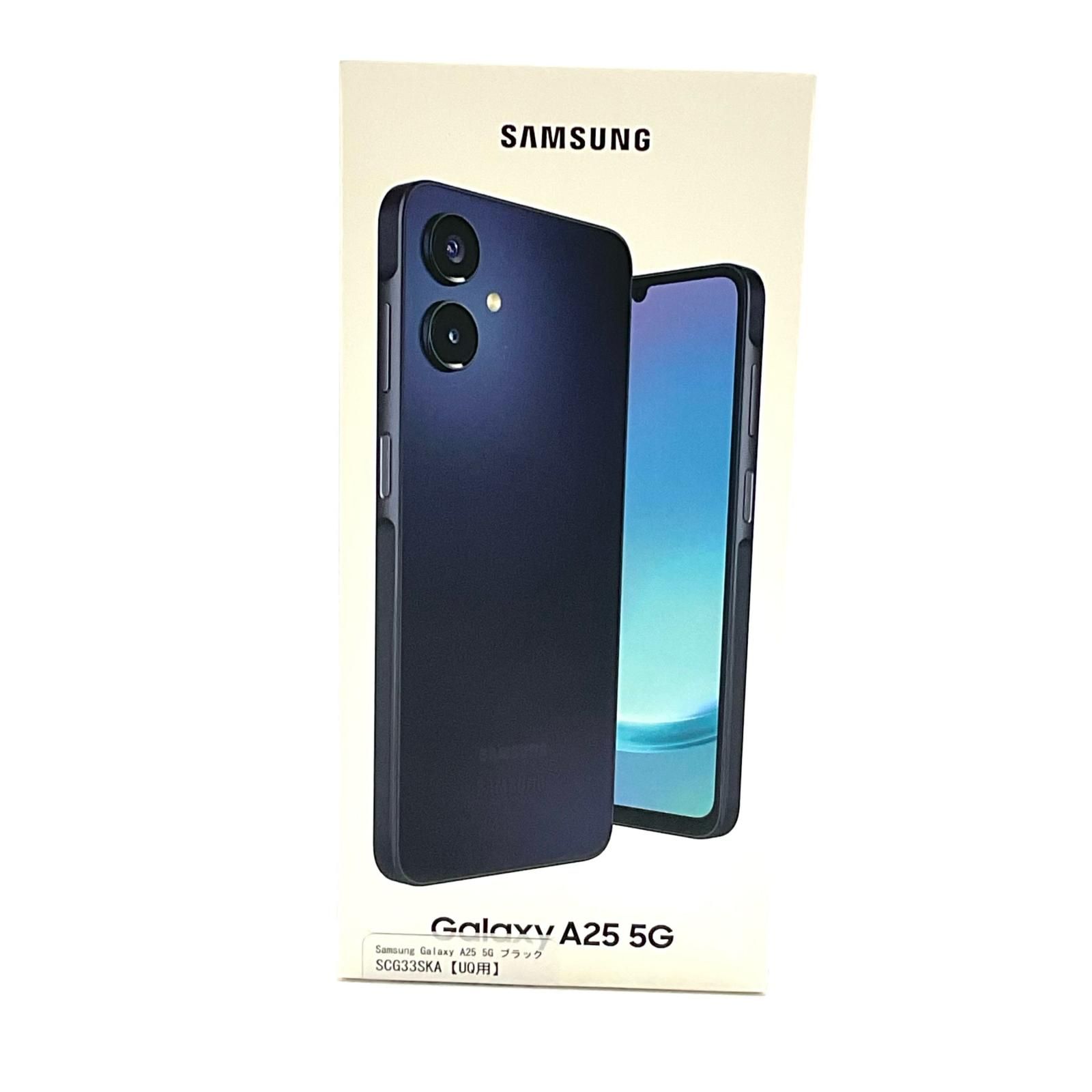 SAMSUNG Galaxy A25 5G 64GB ブラック au SCG335KA 白ロム 新品未開封 