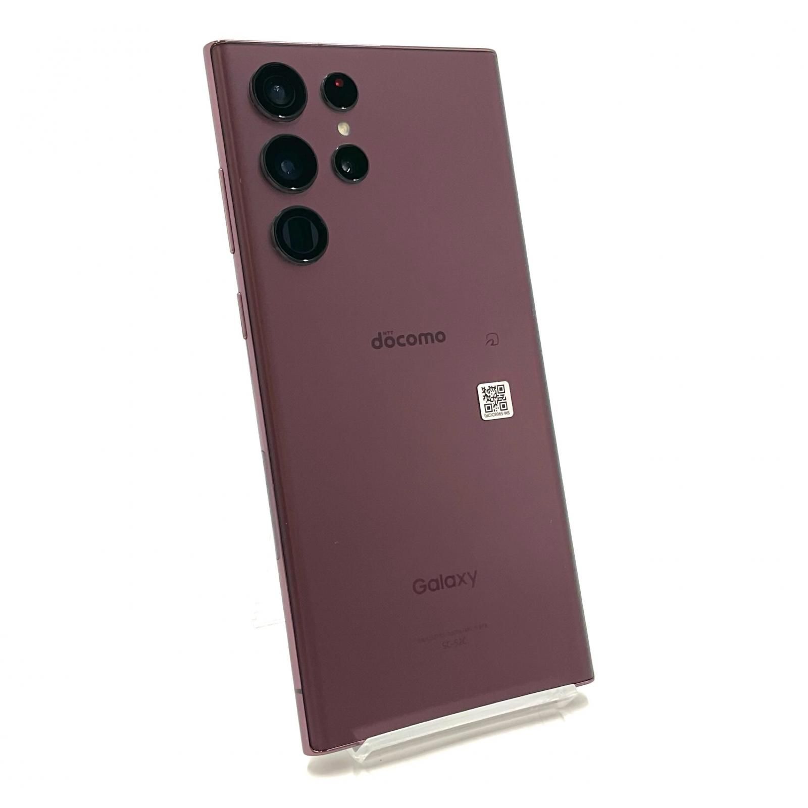 SAMSUNG Galaxy S22 Ultra 256GB バーガンディー docomo 白ロム 動作