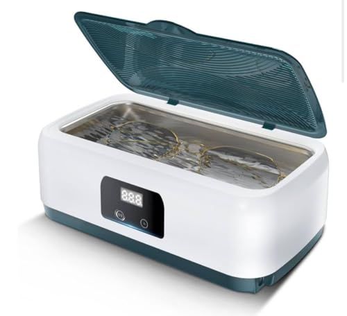 超音波洗浄機 メガネクリーナー眼鏡洗浄機 小型洗浄器750 ml大容量軽量