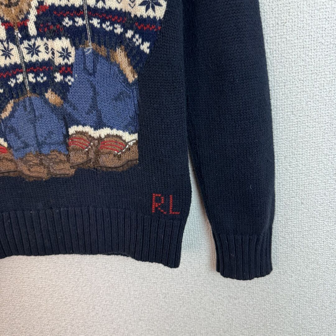 POLO RALPH LAUREN ポロラルフローレン ニット セーター ポロベア ネイビー Sサイズ 子供服 古着 アメカジ ストリート 中古・古着通販】POLO RALPH LAUREN (ポロ・ラルフローレン) ポロベア