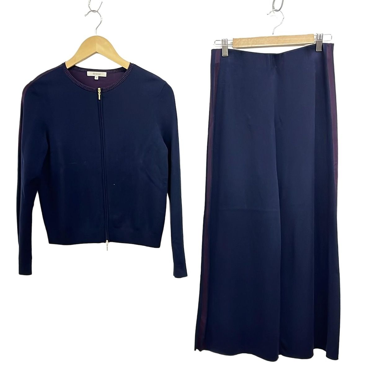 EPOCA エポカ レディースパンツセットアップ レディース - ダークネイビー×パープル