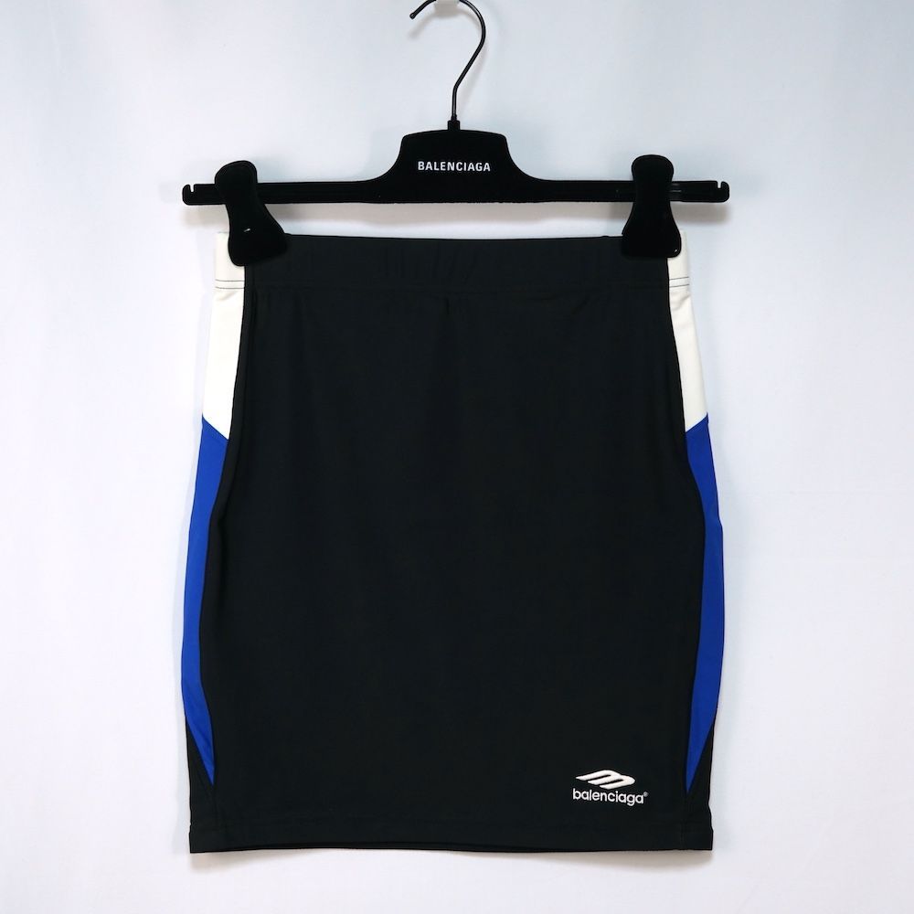 バレンシアガ tracksuit stretch skirt トラックスーツ ストレッチ スカート ブラック 160|68 A 698763 TYK 07 ♥