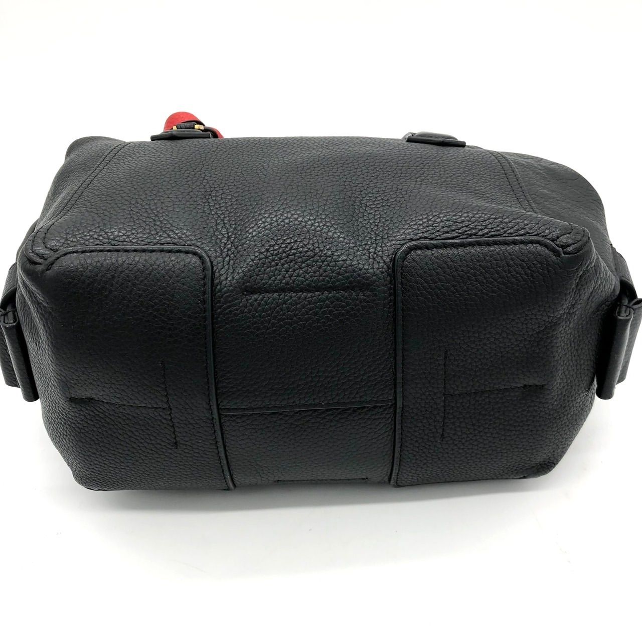 美品】トリーバーチ ペリースモールサッチェル シボ革 レザー 2way 