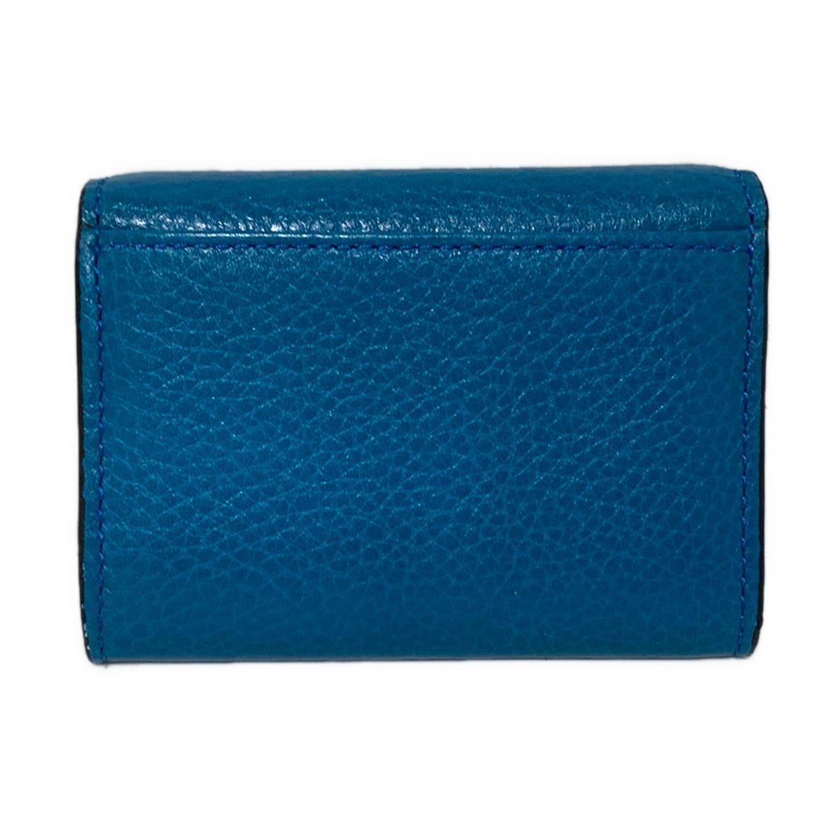 COACH コーチ コインケース ブルーグリーン レザー