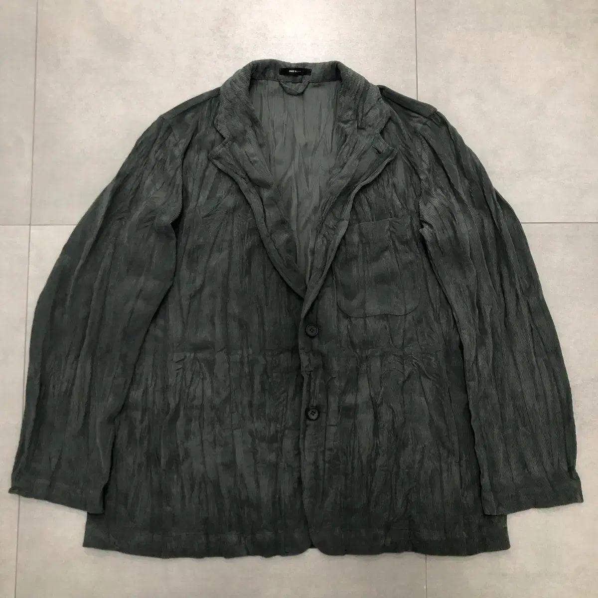 イッセイミヤケ オムプリッセ コーデュロイ プリーツ ジャケット 2