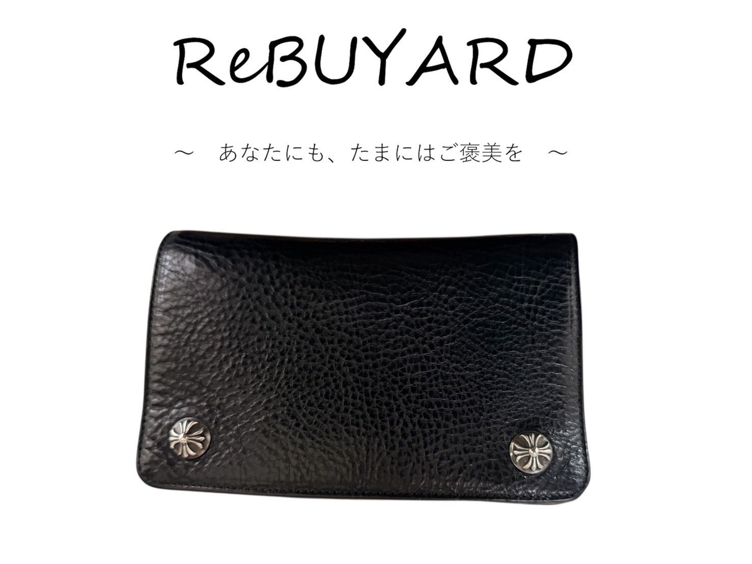 Chrome Heartsクロムハーツ 2ジップ 二つ折り 財布 鑑定済み