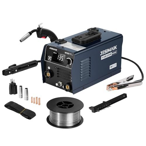 溶接機 1台3役半自動溶接機 自動調整|LED液晶表示| 板厚8 mmまで | VRD電撃防止装置|LED液晶表示 |最大出力120 A ノンガスMIG?被覆アーク?LIFT TIGに対応 電流調整 電圧自動調整 インバーター搭載 日本語