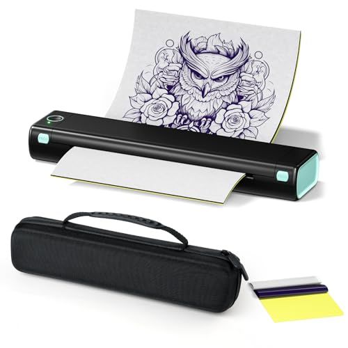 新品】Itari M08F tattoo printer タトゥー用紙10枚と収納ケース付き