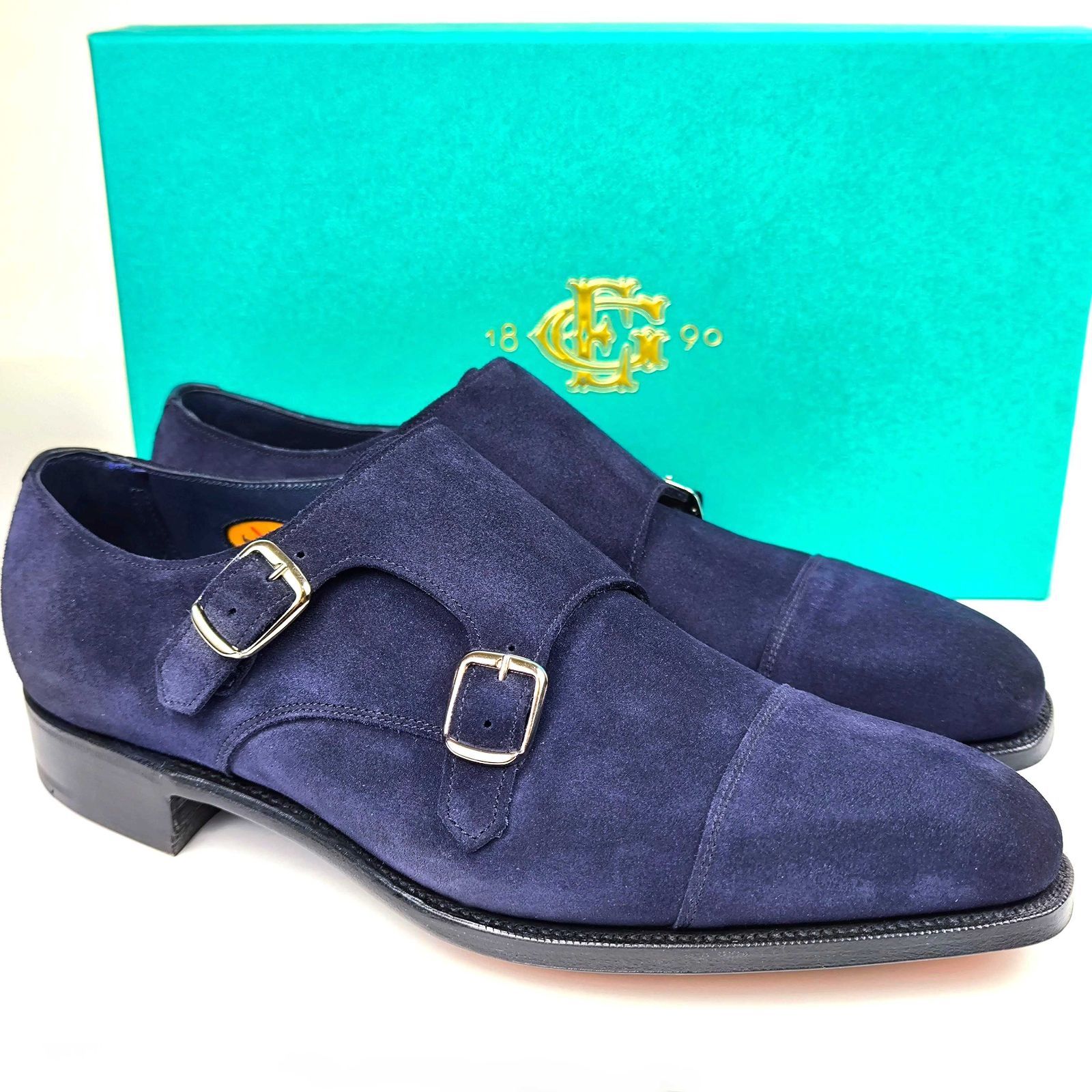 定価25.3万円 ♥ エドワードグリーン ウエストミンスター ネイビー スエード 890ラスト サイズ6 F BOX等付属