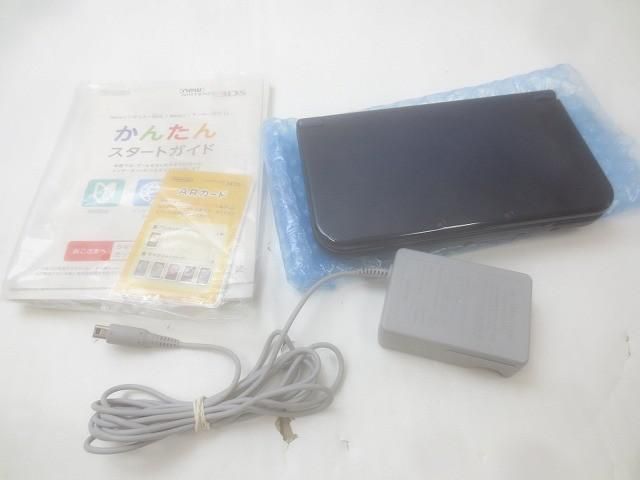 品 ゲーム ニンテンドー3 DS LL 本体 RED-001 メタリックブルー 動作品 付き