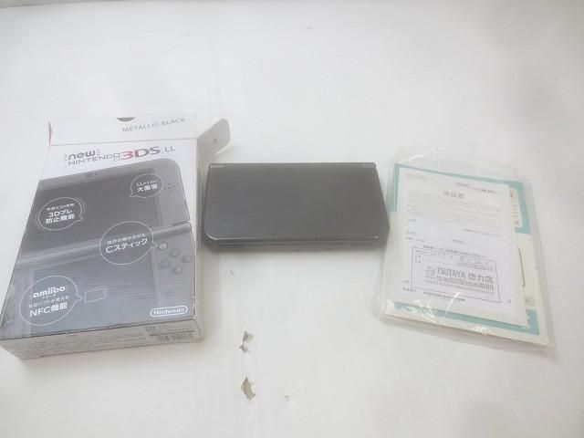 ゲーム ニンテンドー3 DS LL 本体 RED-001 メタリックブラック き