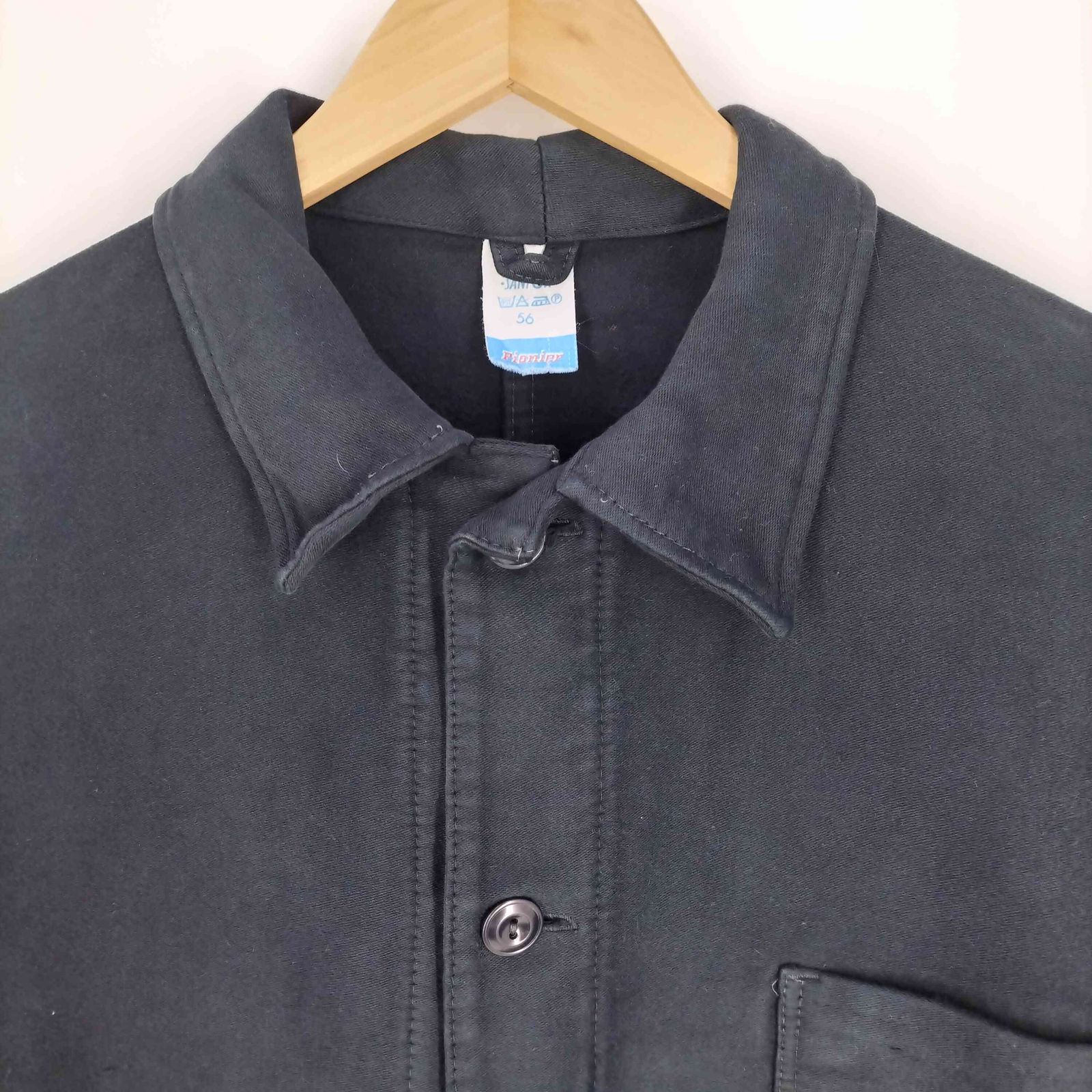 サンフォード SANFOR 70S Pioneer ブラック モールスキン カバーオール