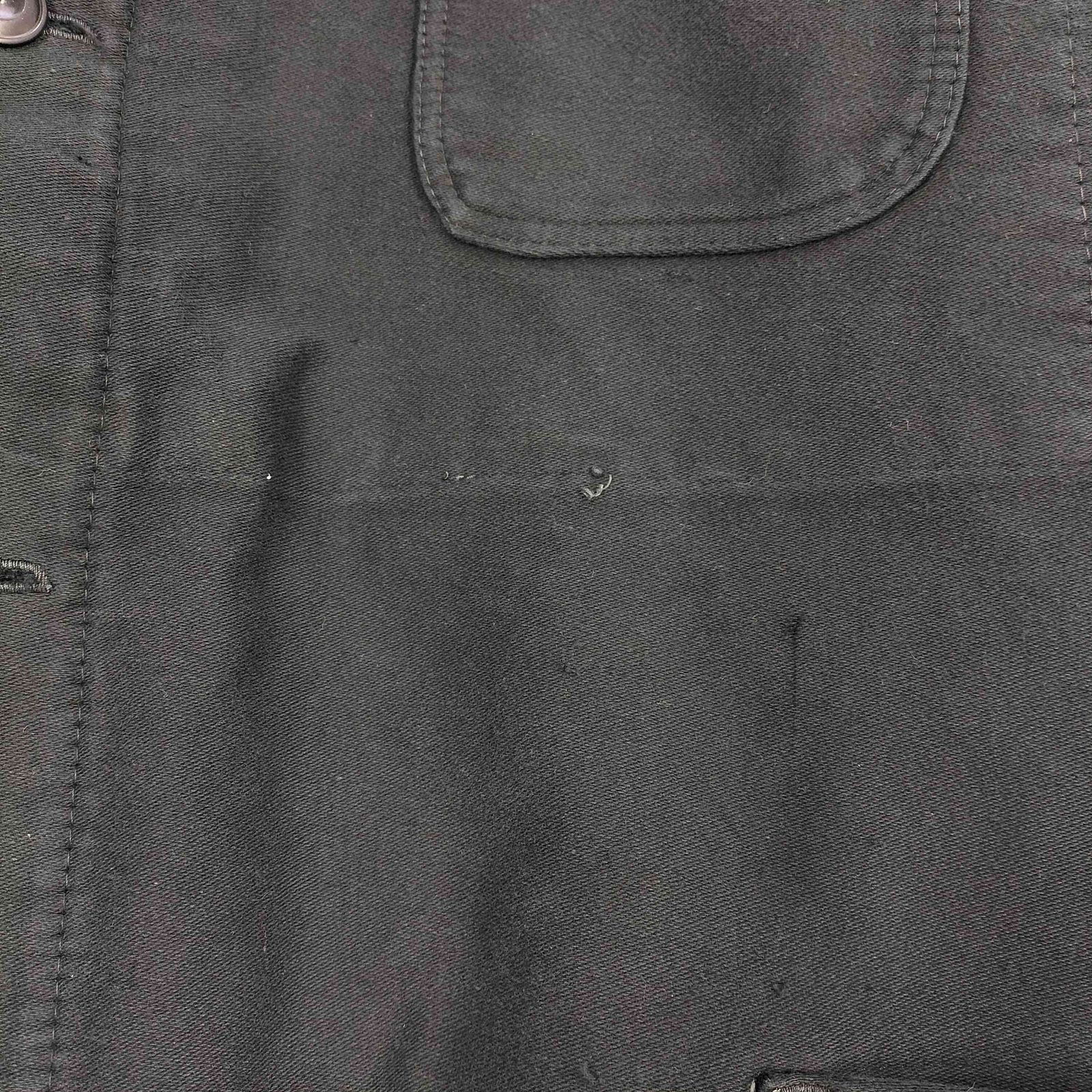 SANFOR(サンフォード) 70S Pioneer ブラック モールスキン カバーオール メンズ  56【中古】【ブランド古着バズストア】 サンフォード SANFOR 70S Pioneer ブラック モールスキン カバーオール