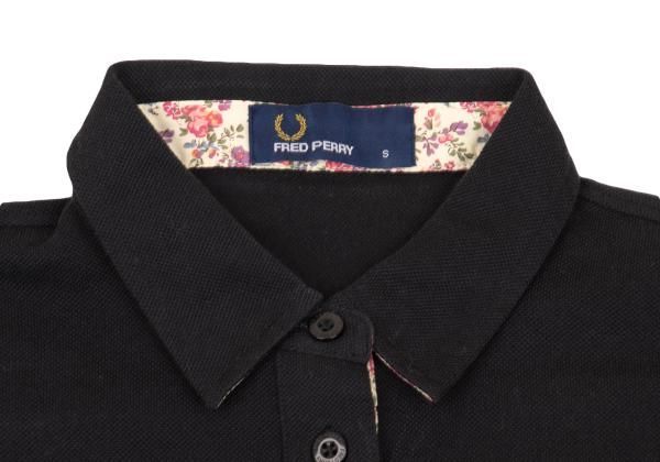 FRED フレッドペリー ポロシャツ ワンポイントロゴ 半袖 ブラック XL 