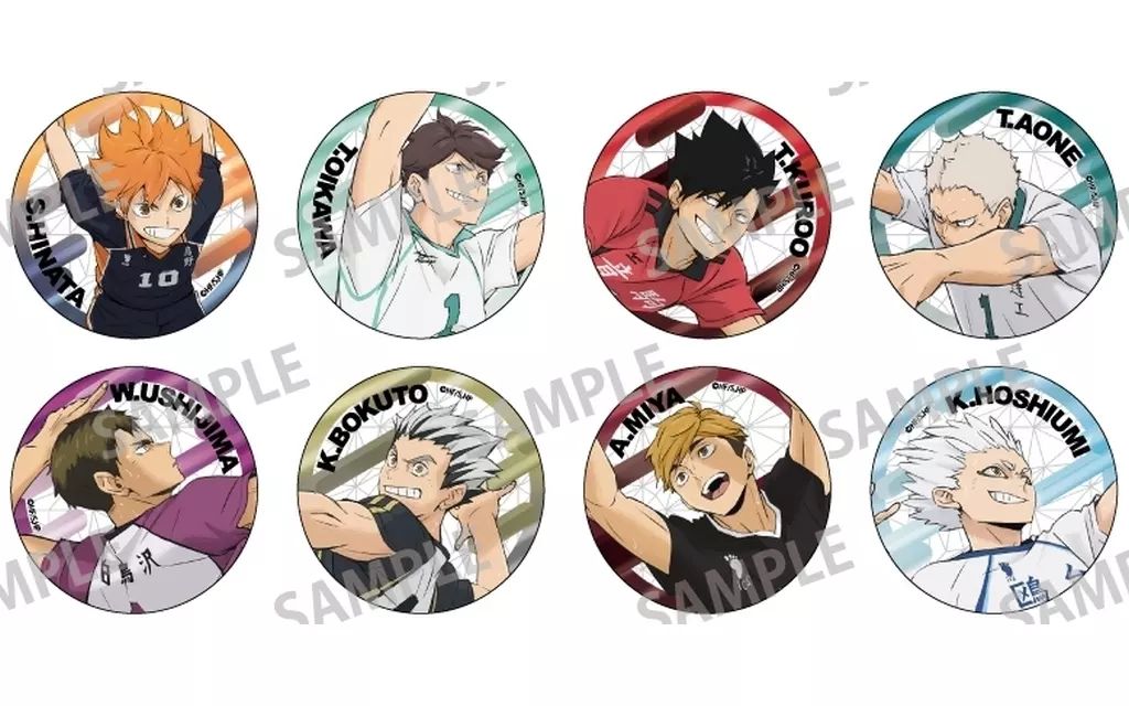 品質保証，SALE 【中古】バッジ・ビンズ 全8種セット 「ハイキュー!! トレーディングメタリック缶バッジ vol.1」 ピンズ・ピンバッジ・缶バッジ