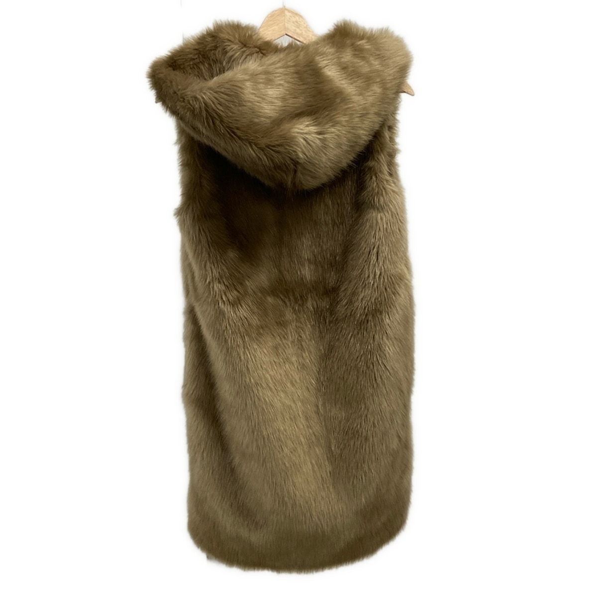 theory セオリー コート サイズS レディース - ブラウン ノースリーブ フェイクファー 冬