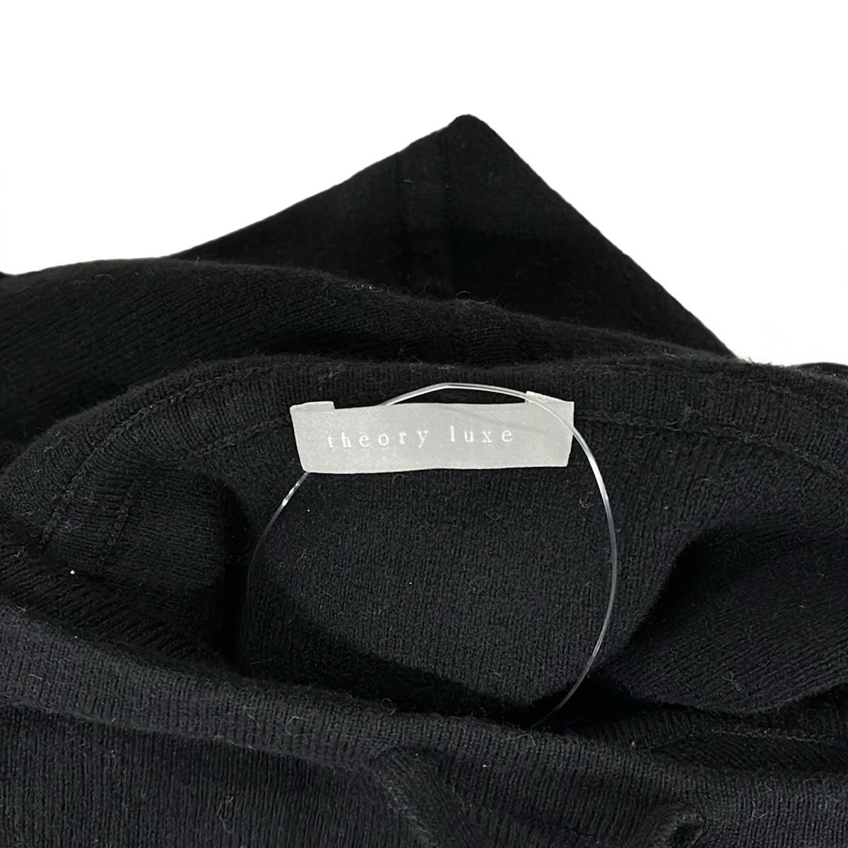 セオリーリュクス ラムレザー パーカー 38 M相当　ブラック　極美品 theory luxe(セオリーリュクス) パーカー サイズ038 M レディース美品