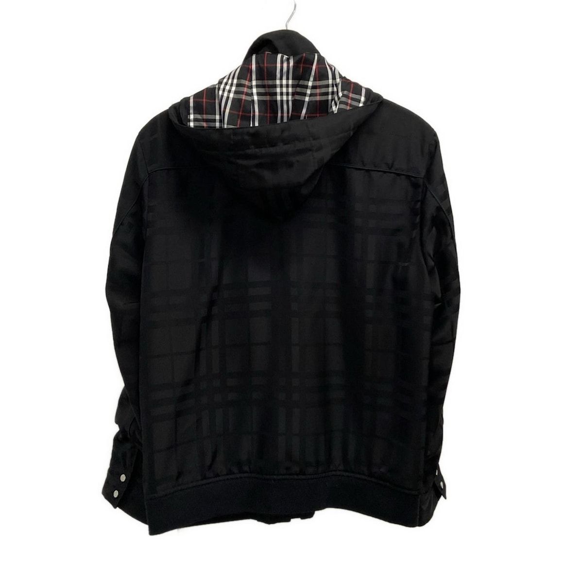 Burberry Black Label バーバリーブラックレーベル ブルゾン サイズM メンズ - 黒 長袖|チェック柄|春|秋