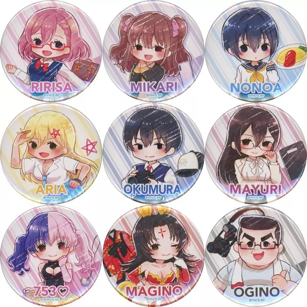 中古】バッジ・ピンズ 全9種セット 「2.5次元の誘惑 POP UP SHOP in