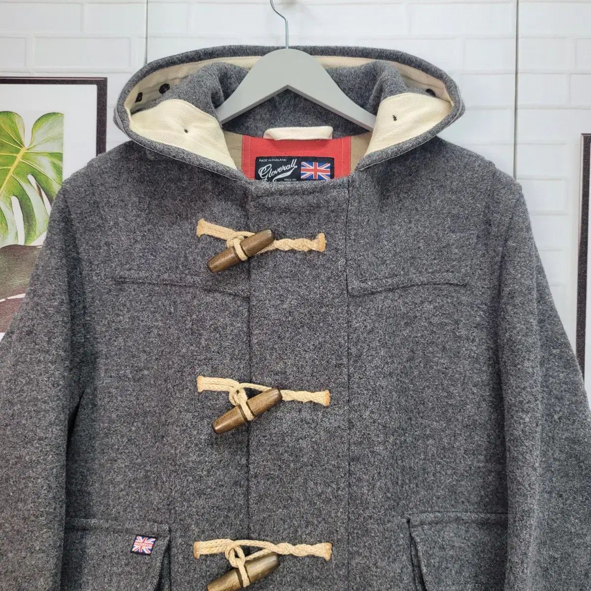 ニュー ンス グローバーオール モンティ ダッフル フード ウール コート 38 100 L サイズ