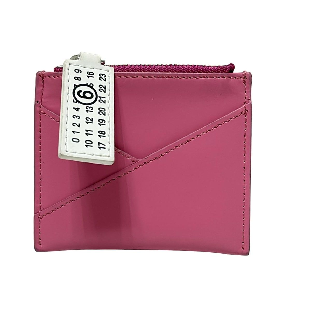 MM 6 エムエムシックス コインケース ピンク レザー