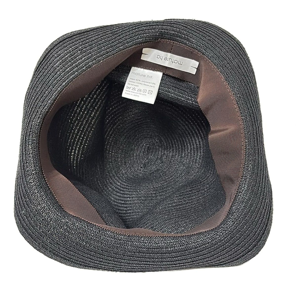  mature ha マチュアーハ ハット 黒 その他 ハット