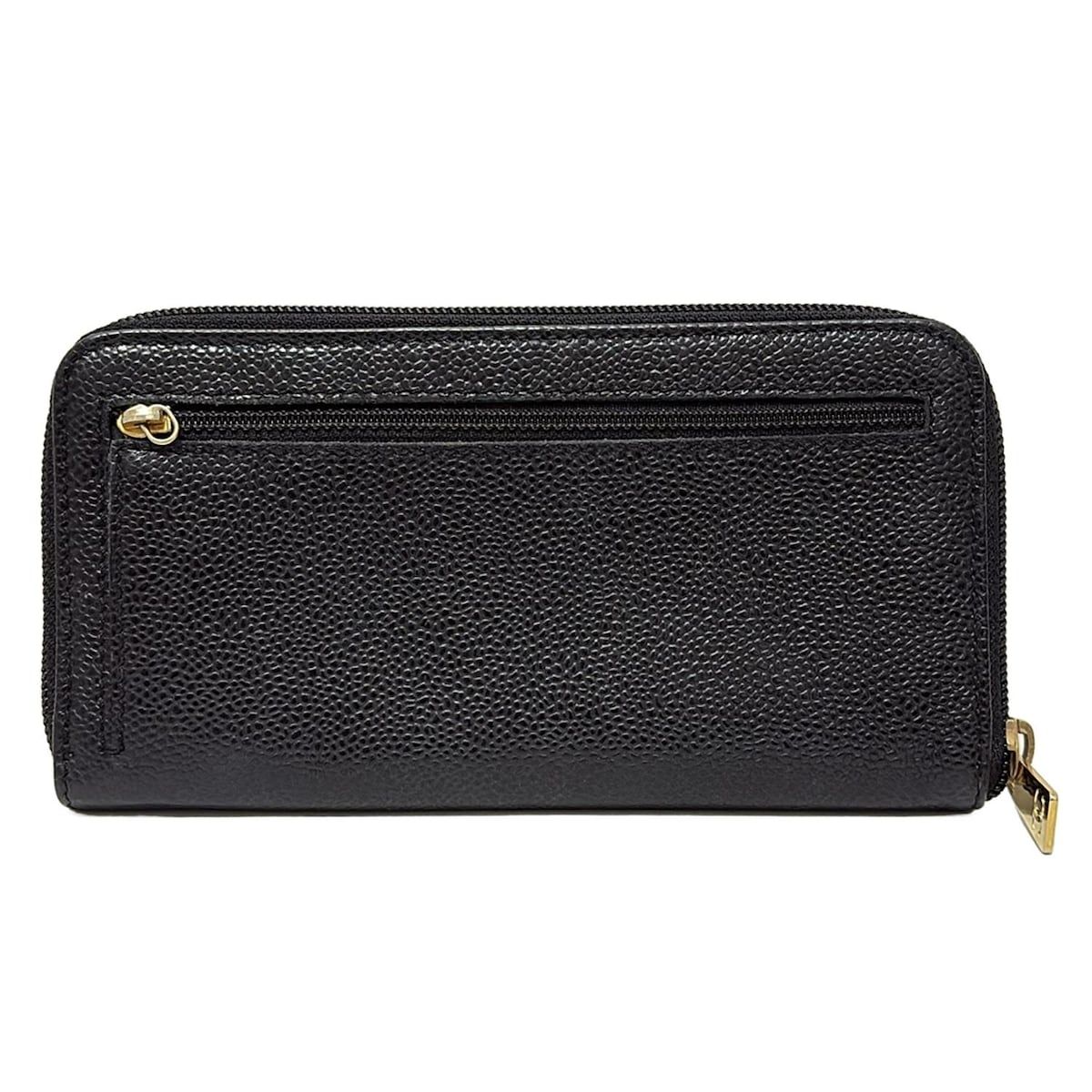 CHANEL シャネル 長財布 - 黒 ラウンドファスナー ゴールド金具
