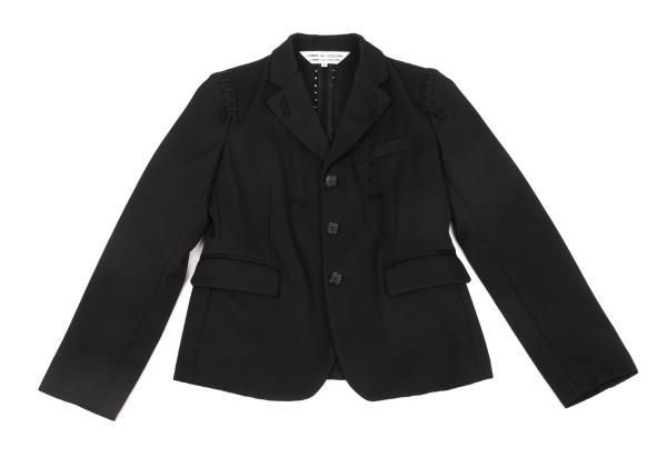 コムコム コムデギャルソンCOMME des GARCONS ウールギャバステッチ