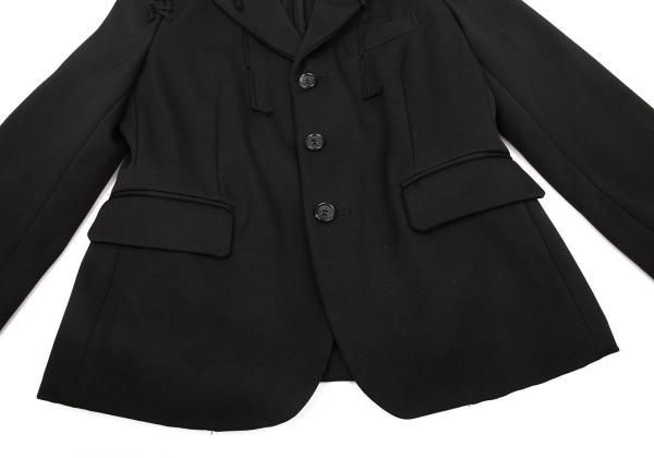 コムコム コムデギャルソンCOMME des GARCONS ウールギャバステッチ