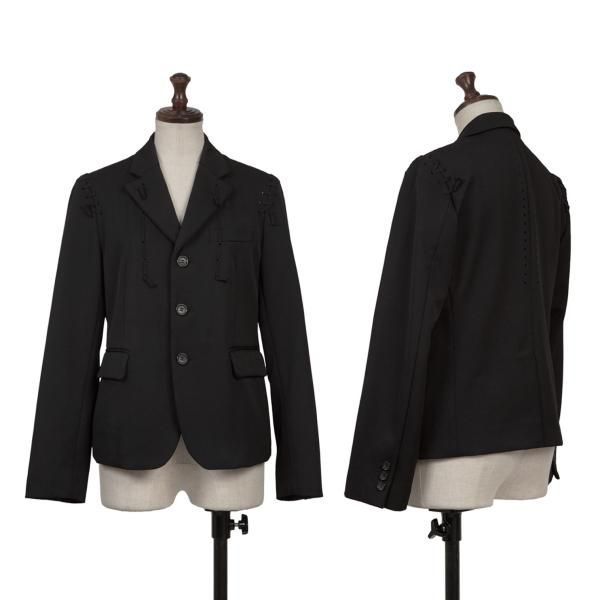 コムコム コムデギャルソンCOMME des GARCONS ウールギャバステッチ