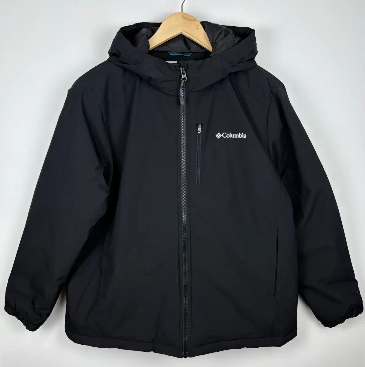 コロンビア ブラック フーデッド ダウン ジャケット