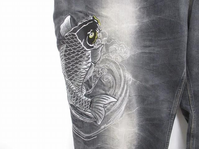 絡繰魂 カラクリタマシイ カラクリダマシイ ブラックデニム ジーンズ