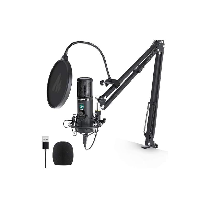 MaonoCaster コンデンサーマイクセット Amazon.co.jp: MAONO USBマイク コンデンサーマイク PC マイクセット